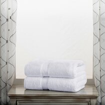 Kate Spade Set Of 2 Black Large Bath Towels